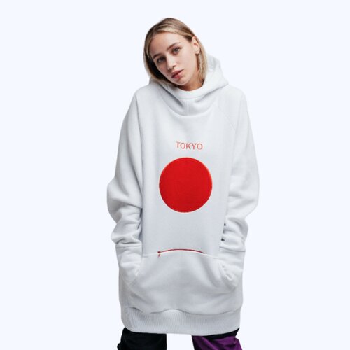 фото Худи мужская/женская goodhoody tokyo - белая - m