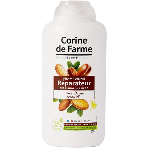 CORINE DE FARME Шампунь для волос с аргановым маслом восстанавливающий, 500 мл
