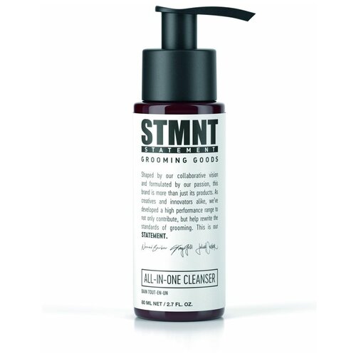 STMNT, Statement All-in-one Cleanser, Шампунь для ежедневного очищения лица, волос и тела, 80 мл