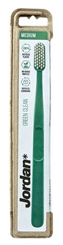 Зубная щетка Jordan Green clean, средняя, зеленый