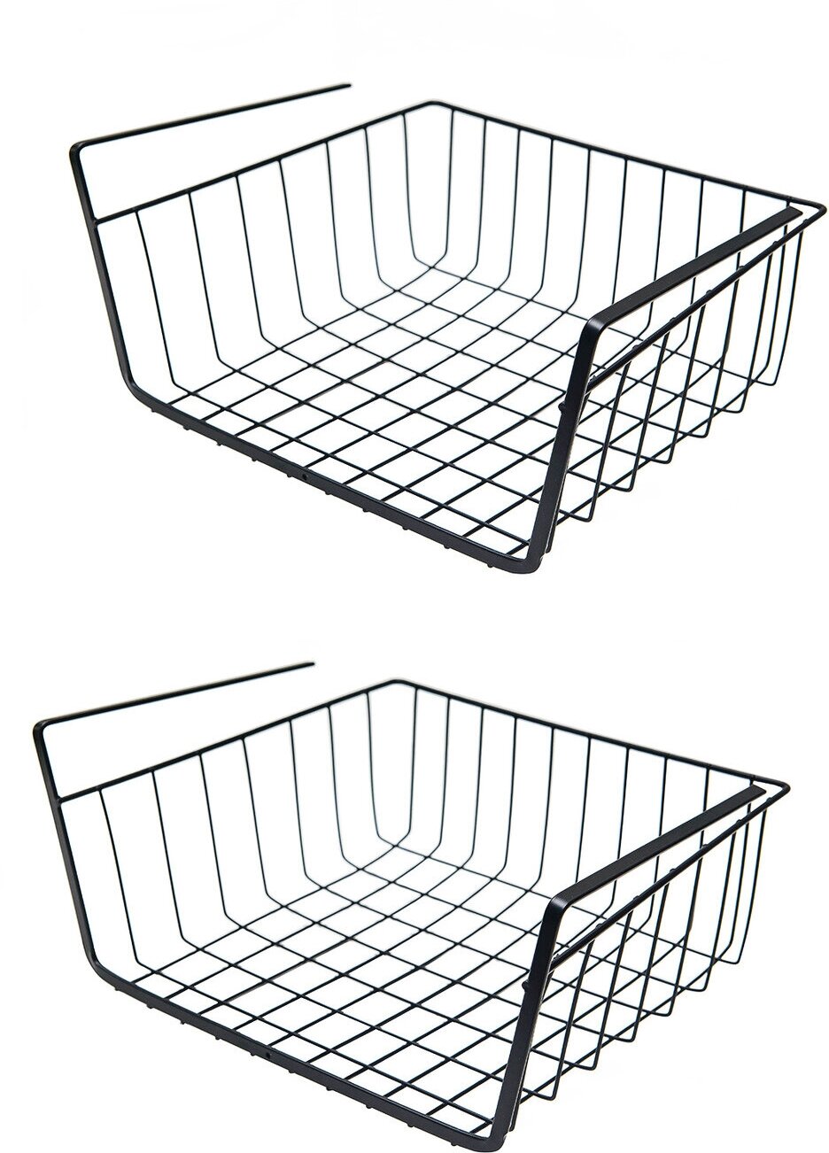 Набор органайзеров хранения из 2-х подвесных корзин 30х24х14 см.