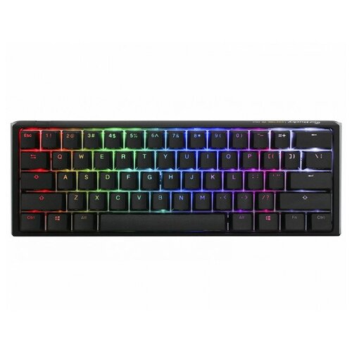 Игровая механическая клавиатура Ducky One 3 Mini Black переключатели Cherry MX RGB Silent Red, русская раскладка