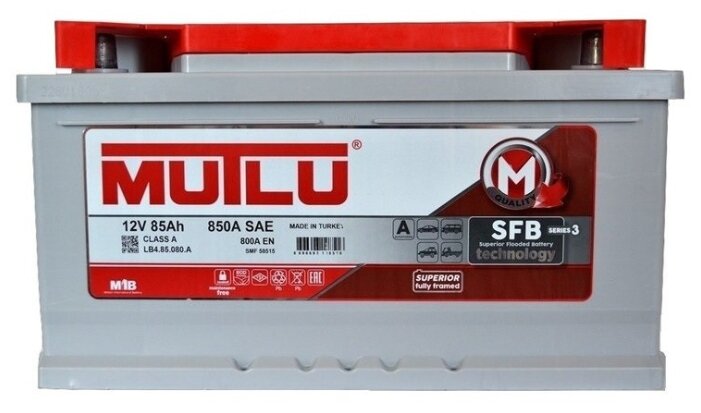 Автомобильный аккумулятор Mutlu SFB 3 (LB4.85.080.A)