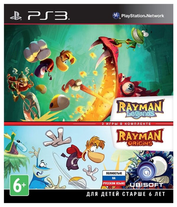 Комплект игр Rayman Legends + Rayman Origins [PS3]