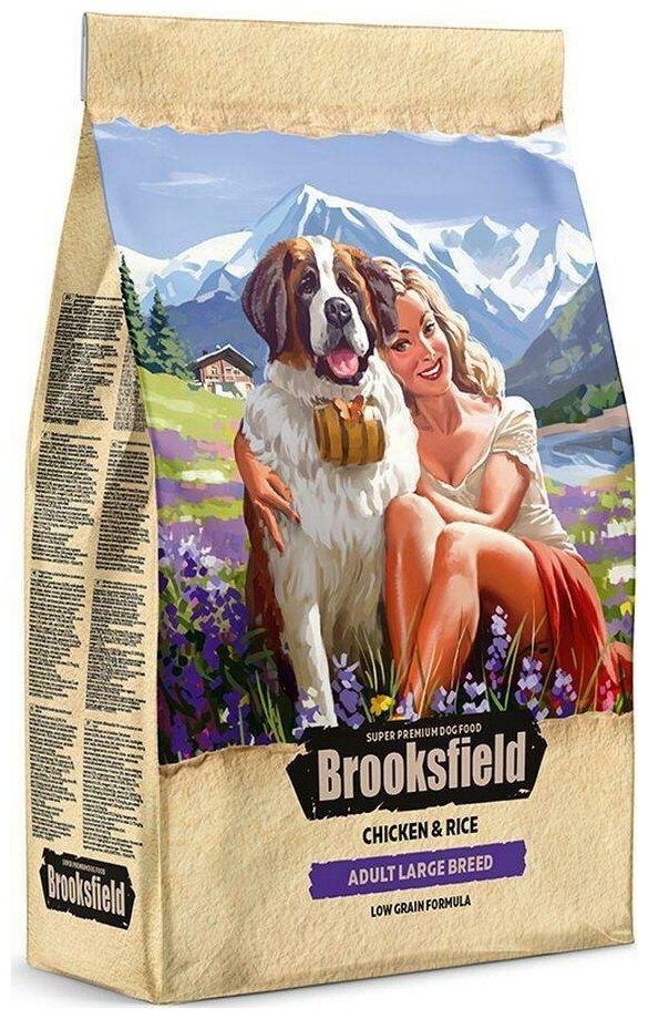 Brooksfield (Бруксфилд) д/с КрупПор 12 кг Курица/рис 5651032