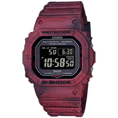 Противоударные японские мужские часы Casio G-Shock GW-B5600SL-4D на солнечной батарее с гарантией