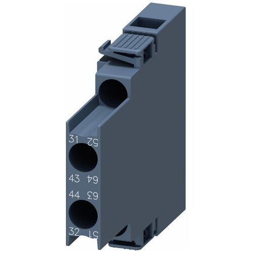 Блок-контакт боковой 1НО+1НЗ для контакторов для коммутации электродвигателей SIEMENS 3RH2921-1DA11