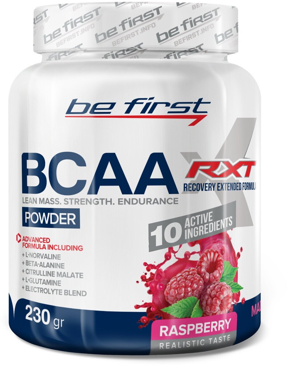 BCAA 2:1:1 Be First BCAA RXT powder 230 , 