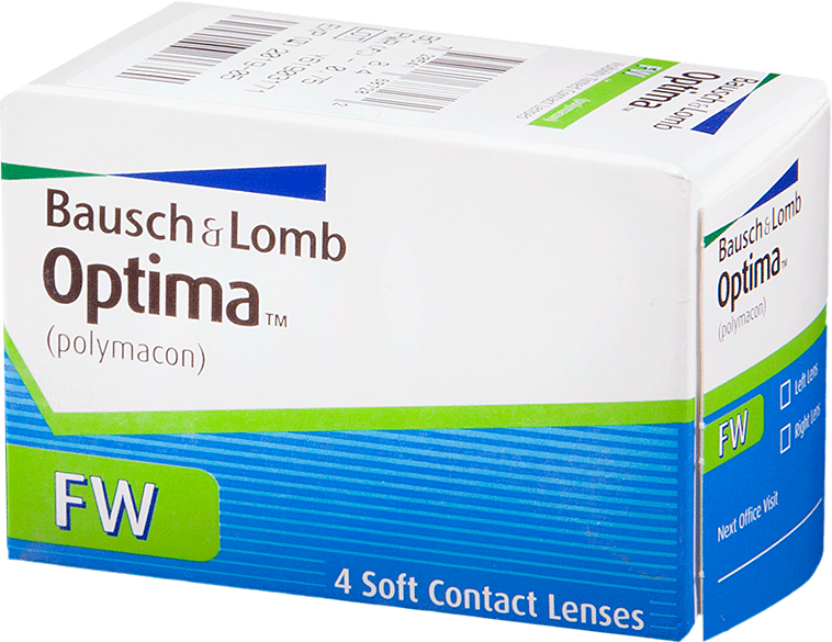 Контактные линзы Bausch & Lomb Optima FW, 4 шт.