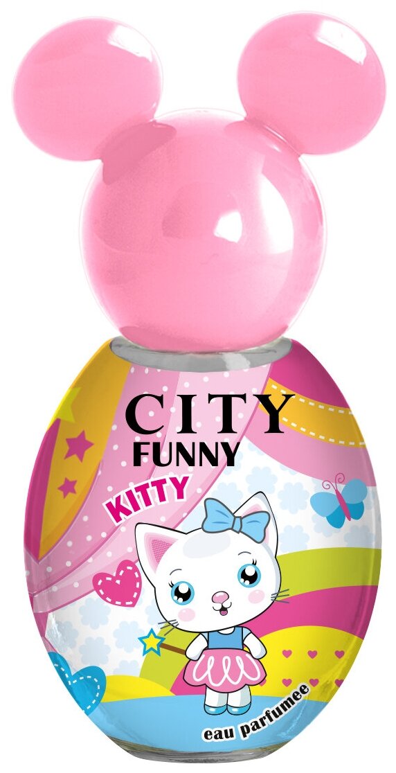 City Funny Kitty, Сити Фани Кити, для детей, душистая вода, для девочек, сахарная клубника,