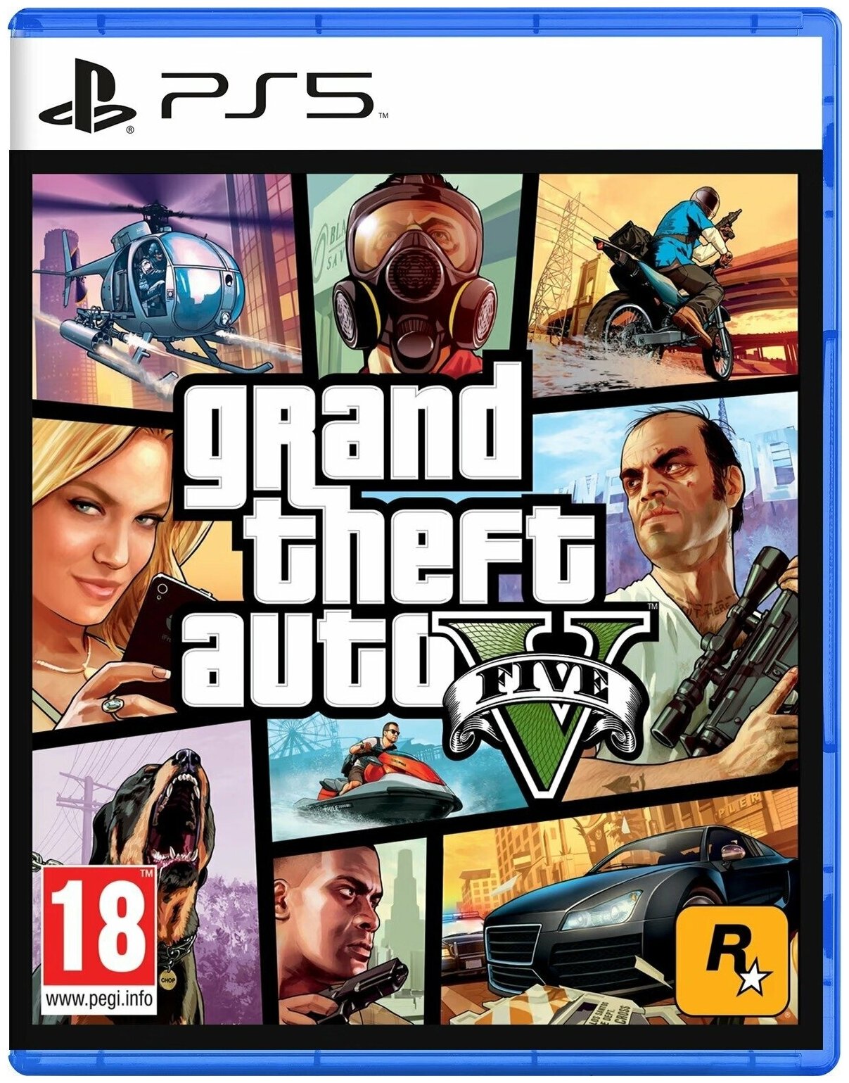 Игра GTA Grand Theft Auto 5 V (PlayStation 5 Русские субтитры)