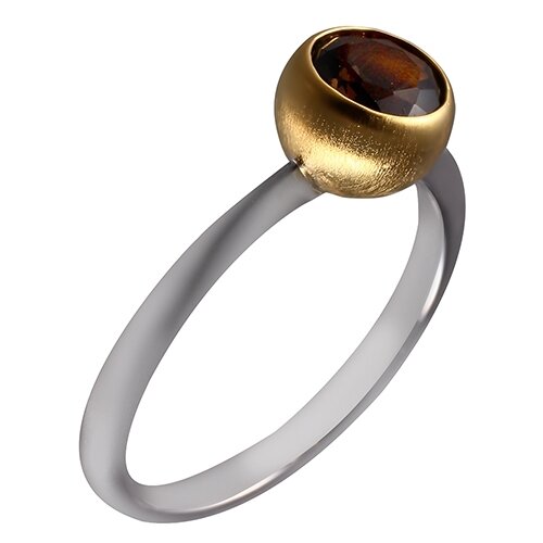 фото Element47 кольцо из серебра 925 пробы с раухтопазами c5757r_ko_sq_001_wj, размер 18.5