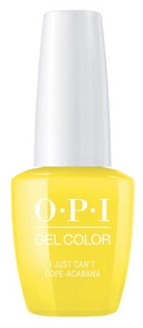 OPI Гель-лак GelColor Brazil, 15 мл, I Just Can't Cope-acabana