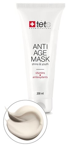 TETe Cosmeceutical маска TETe Cosmeceutical Anti-age Mask Vitamins and Antioxydants Омолаживающая маска с витаминами и антиоксидантами Отбеливающее действия для лица, 230 г, 200 мл