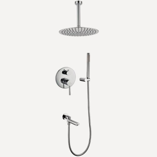 Изображение товара Душевая система Grocenberg GB5099 CR-2, встраиваемая, нержавеющая сталь