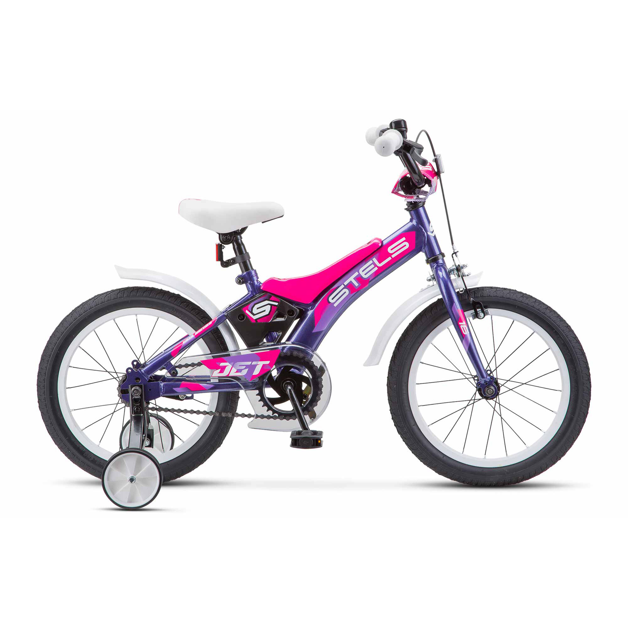 Велосипед детский двухколесный Stels 16" Jet Z010 фиолетовый