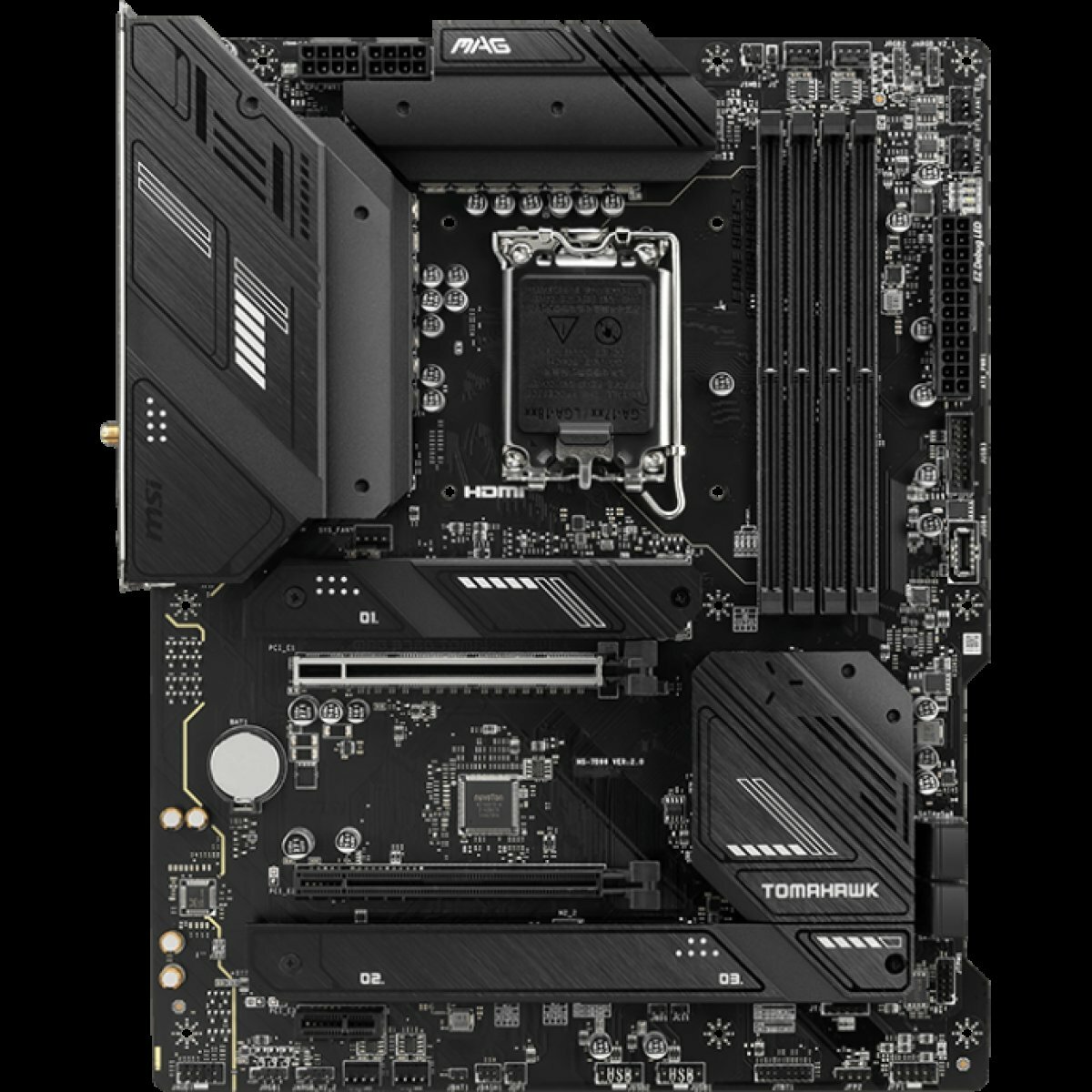 Материнская плата MSI MAG B760 TOMAHAWK WIFI (LGA1700, ATX) — фото 1