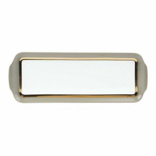 Блюдо Deshoulieres PHARAON прямоугольное для десертов 40х15см, лиможский фарфор