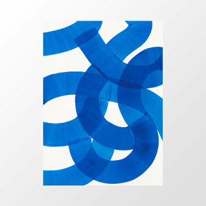 Постер Camerno «Хроместезия — Синий» 50х70 см без полей