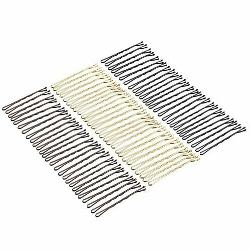 Beriotti Набор заколок-невидимок для волос, 27шт/уп, металл