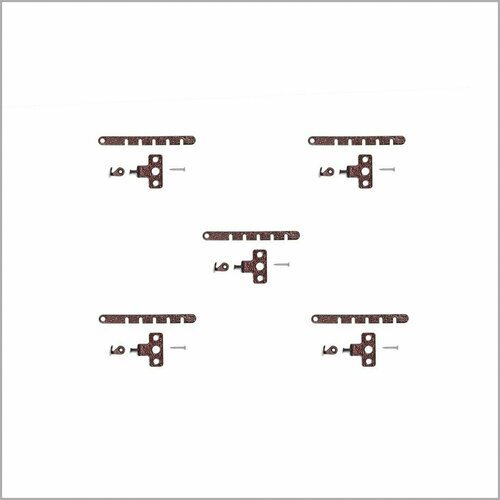 Ограничитель на окноограничитель для окна металлический Стандарт-2 медный антик комплект 5 шт 1030₽