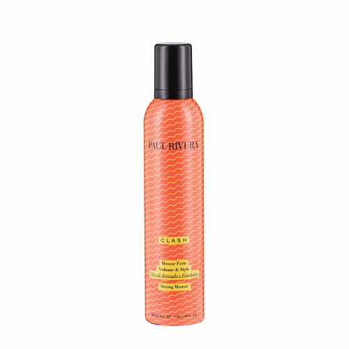 PAUL RIVERA CLASH STRONG MOUSSE, 300 ML- Мусс сильного действия с маслом авокадо и экстрактом василька, 300 мл