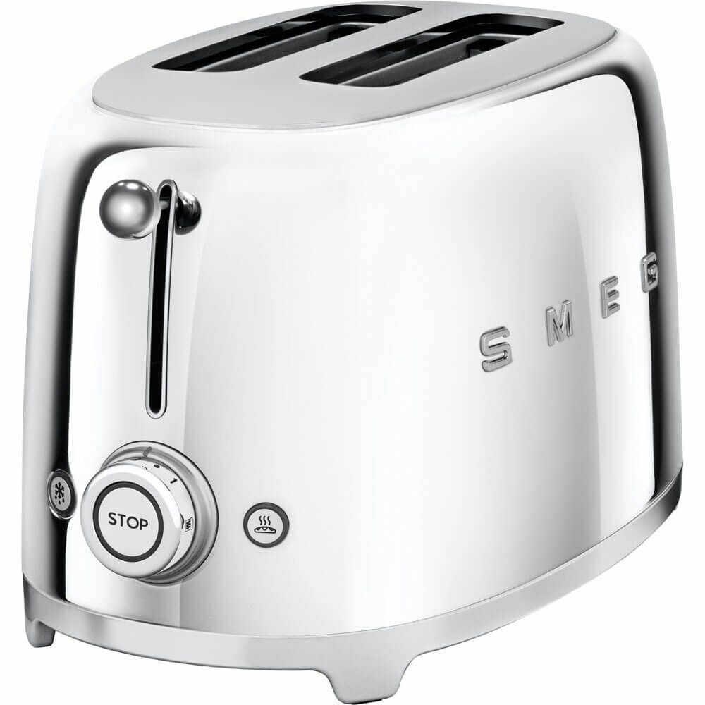 Тостер SMEG TSF01SSEU, хром PI