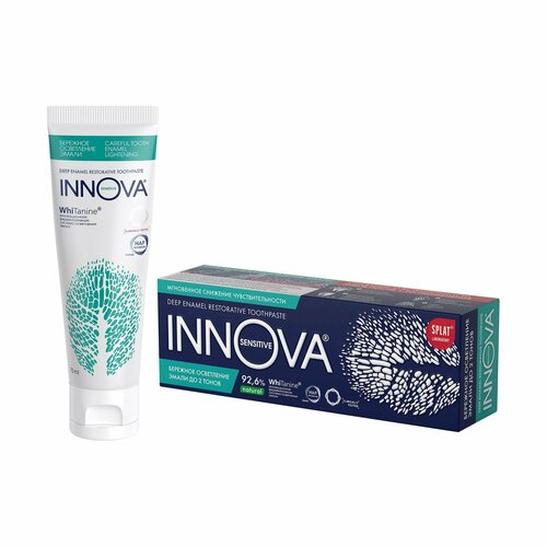 Набор из 3 штук Зубная паста Innova Бережное осветление эмали 75мл 2755₽