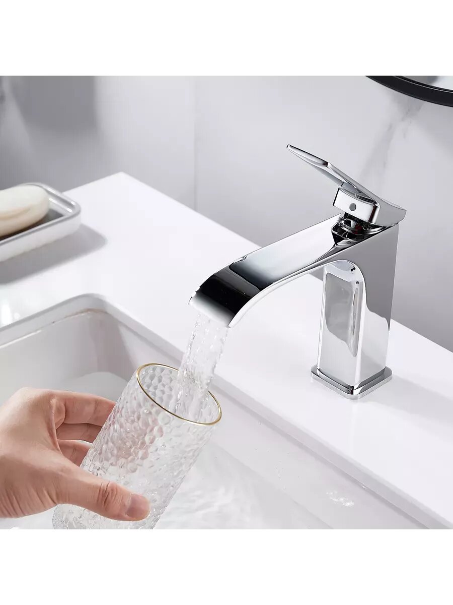 Смеситель S4001 для раковины хром — фото 1