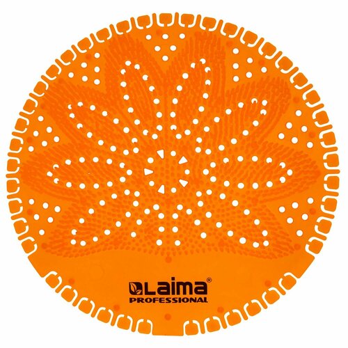 Дезодоратор коврик для писсуара оранжевый аромат Манго LAIMA Professional на 30 дней 608899 717₽