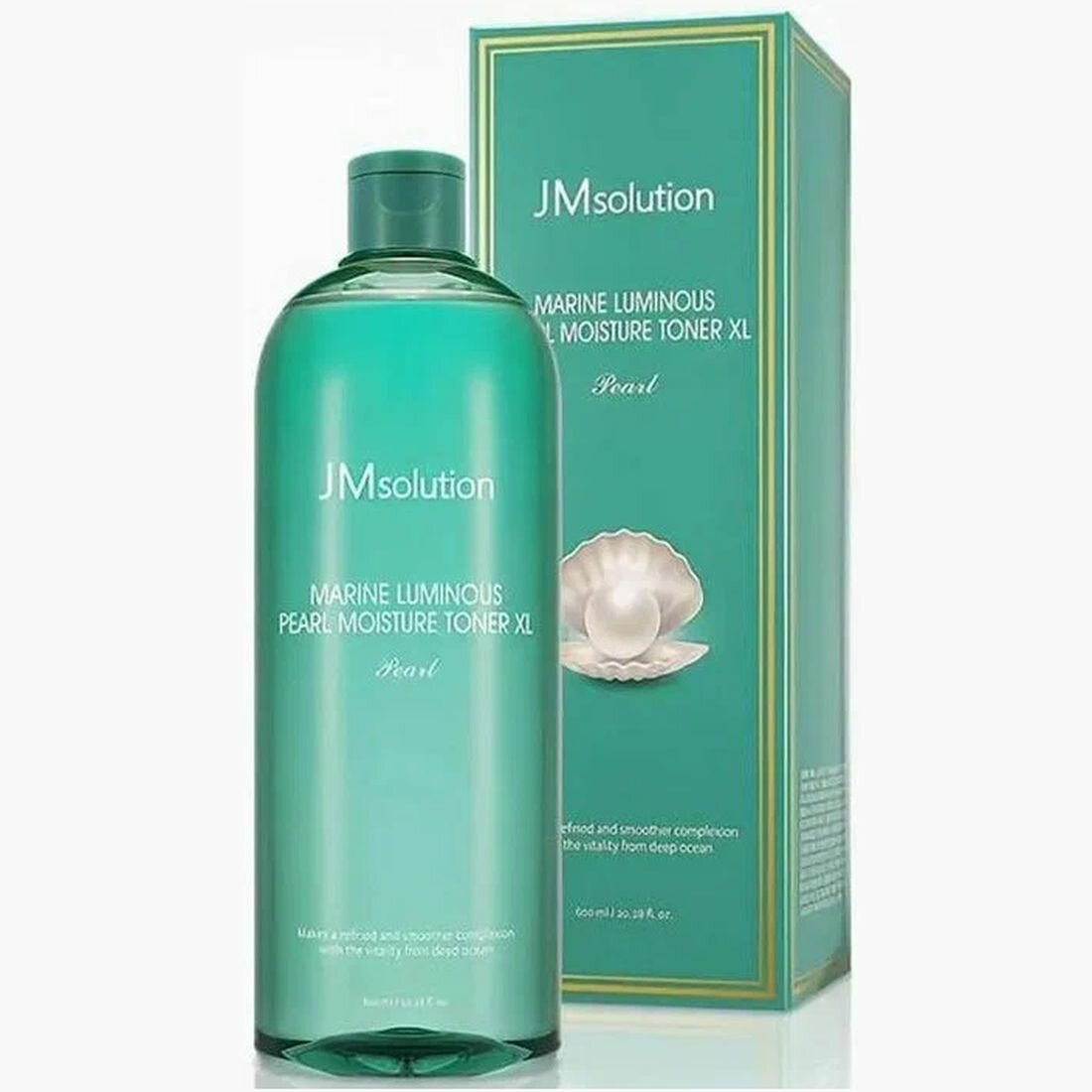 JM Solution Тонер с экстрактом жемчуга Marine Luminous Pearl Moisture Toner XL (Pearl), 600 мл