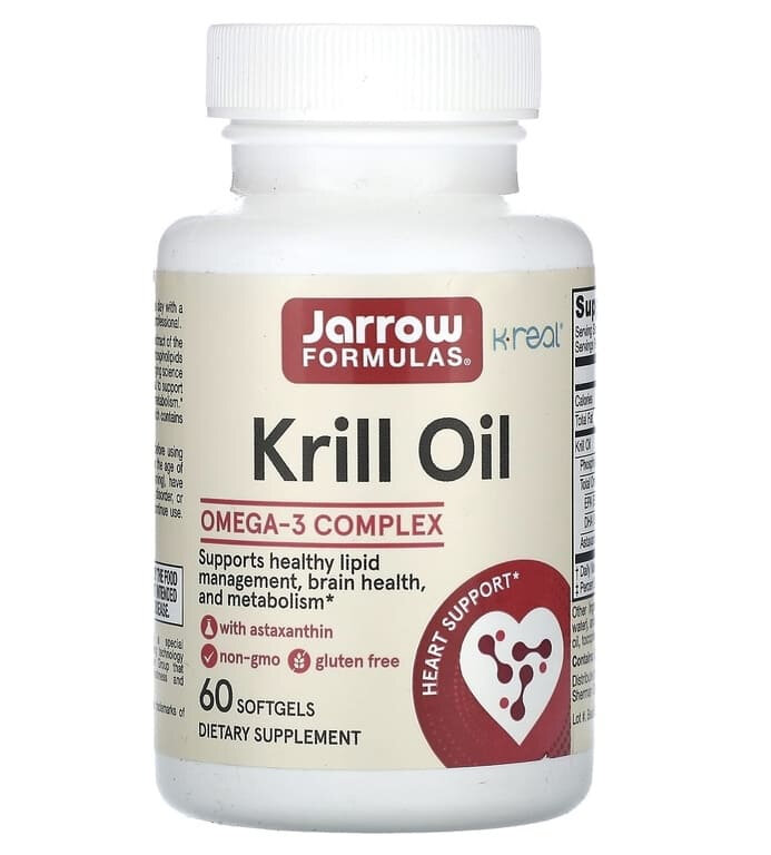 Jarrow Formulas Krill Oil 60 гел. капсул