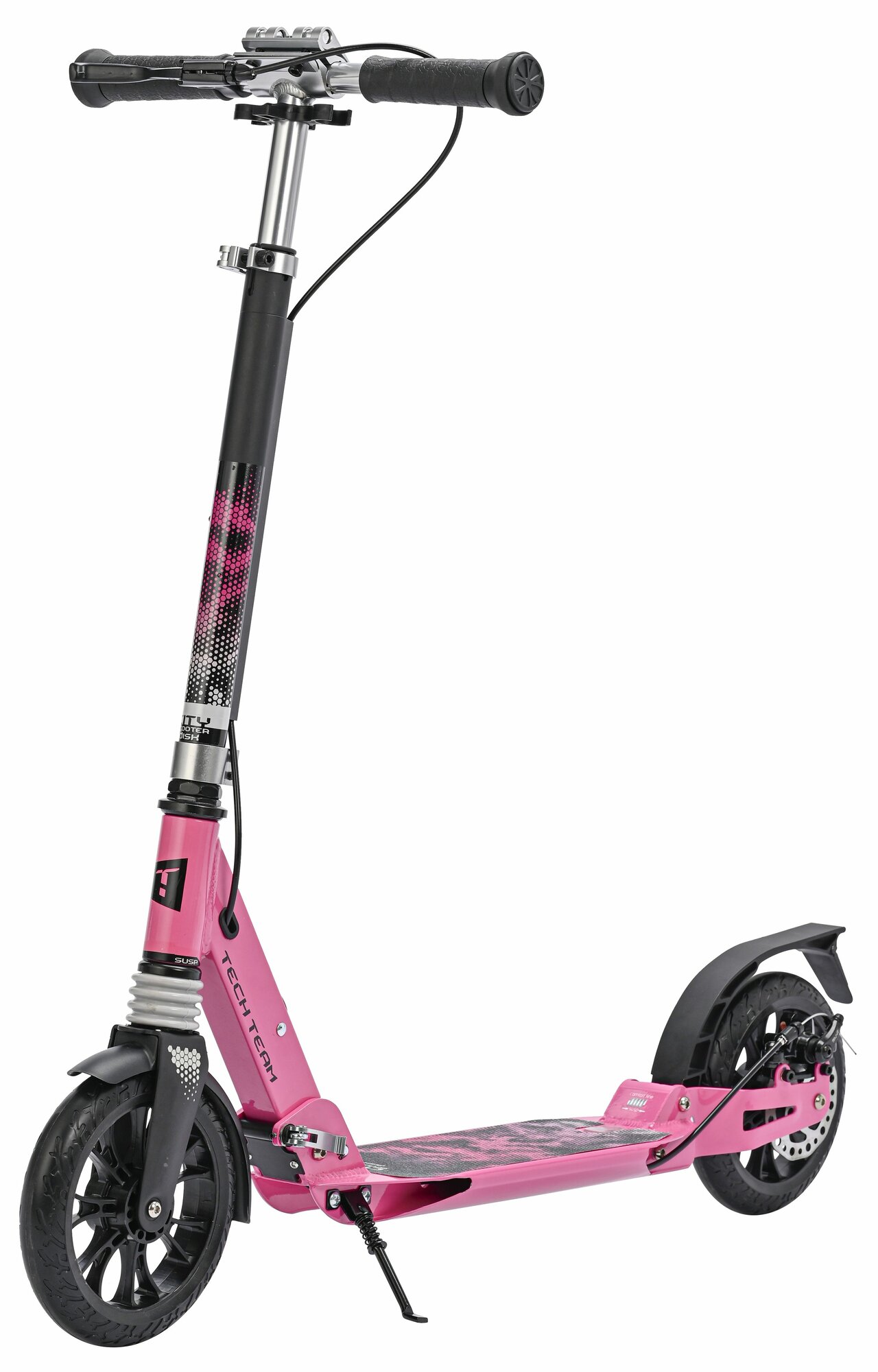 Городской самокат Tech Team City Scooter Disk Brake 2024 pink