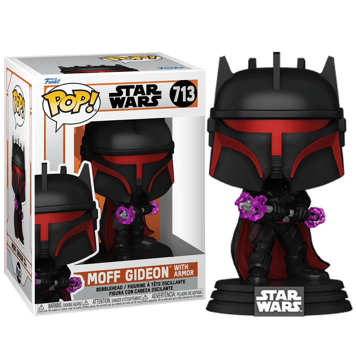 Фигурка Funko POP! Мофф Гидеон в броне (Moff Gideon with Armor) #713