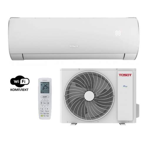 Сплит-система инверторная Tosot T18H-SLyW/I/T18H-SLyW/O серия Lyra X Inverter площадь 46 м2, Wi-Fi