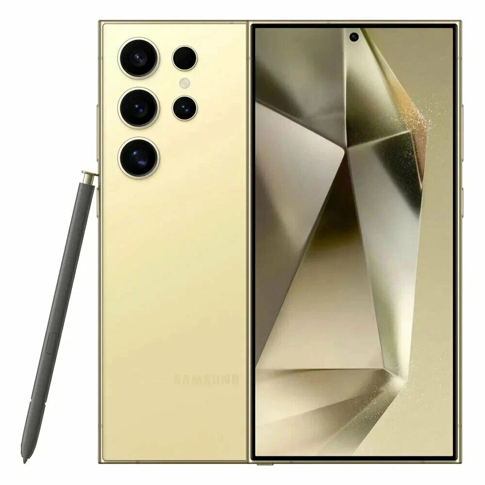 Смартфон Samsung Galaxy S24 Ultra, 12/256GB, Dual nano SIM, Titanium Yellow