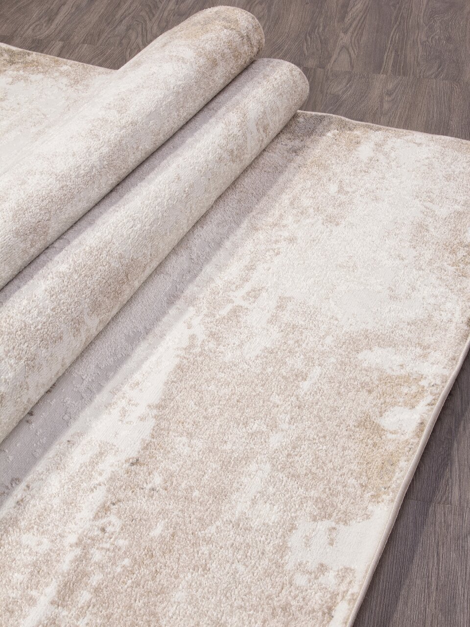 Ковер, Прямоугольник, Бежевый, Современный, на пол, в гостиную, спальню, в ассортименте (100 см. на 200 см.)