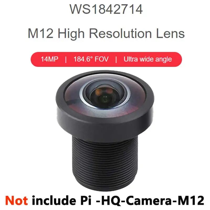 Raspberry Pi камера высокого качества HQ M12 для объектива 12MP 8mm/3,2mm/113 2,7mm/14MP 2,72mm/5MP 25mm/16MP 105 3,56mm Камера, WS1842714
