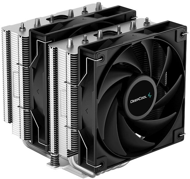 Кулер Deepcool AG620 Soc-AM5/AM4/1151/1200/2066/1700 4-pin 15-29dB Al+Cu 260W 1300gr Ret — фото 1