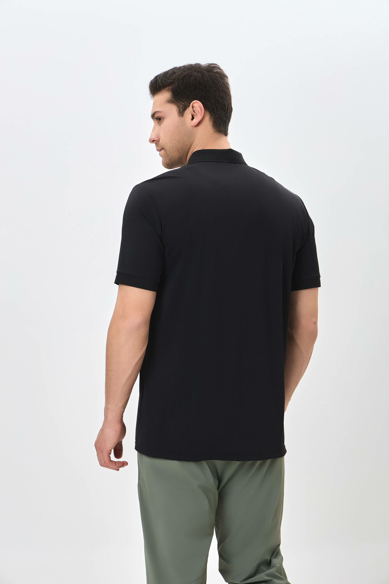 Поло спортивное TERRA PRO, размер S, black — фото 1