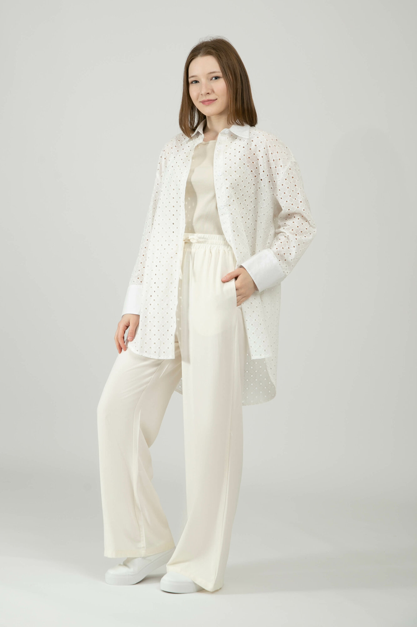 Брюки классические TERRA PRO, размер S, walnut — фото 1