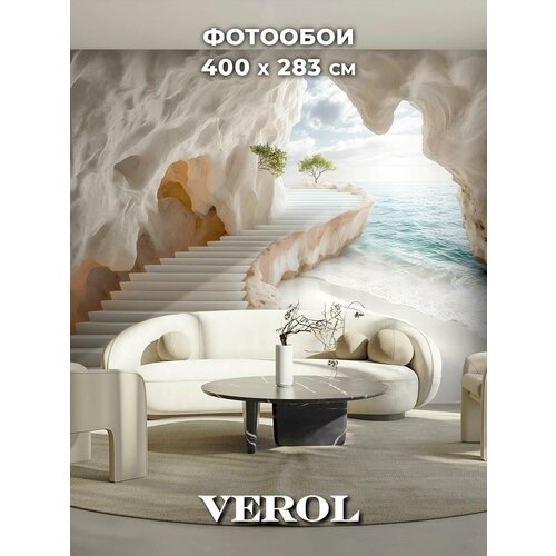 фото Фотообои 3d флизелиновые verol "пейзаж" 400х283 см, виниловое покрытие