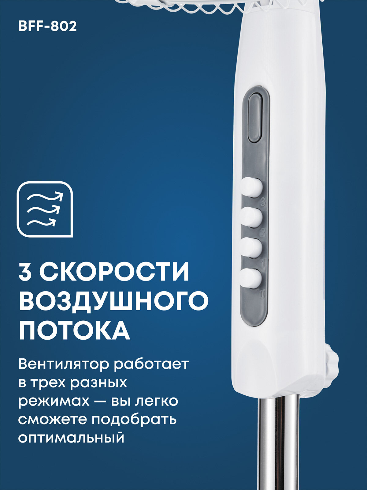 Вентилятор напольный Ballu BFF-802 — фото 1