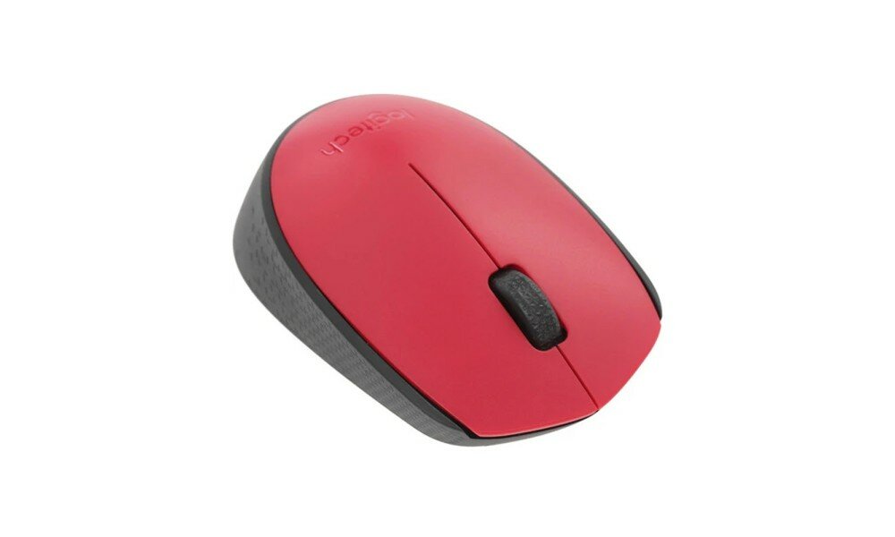 Мышка от брендаLOGITECH M171 Wireless Mouse - RED. красный цвет — фото 1