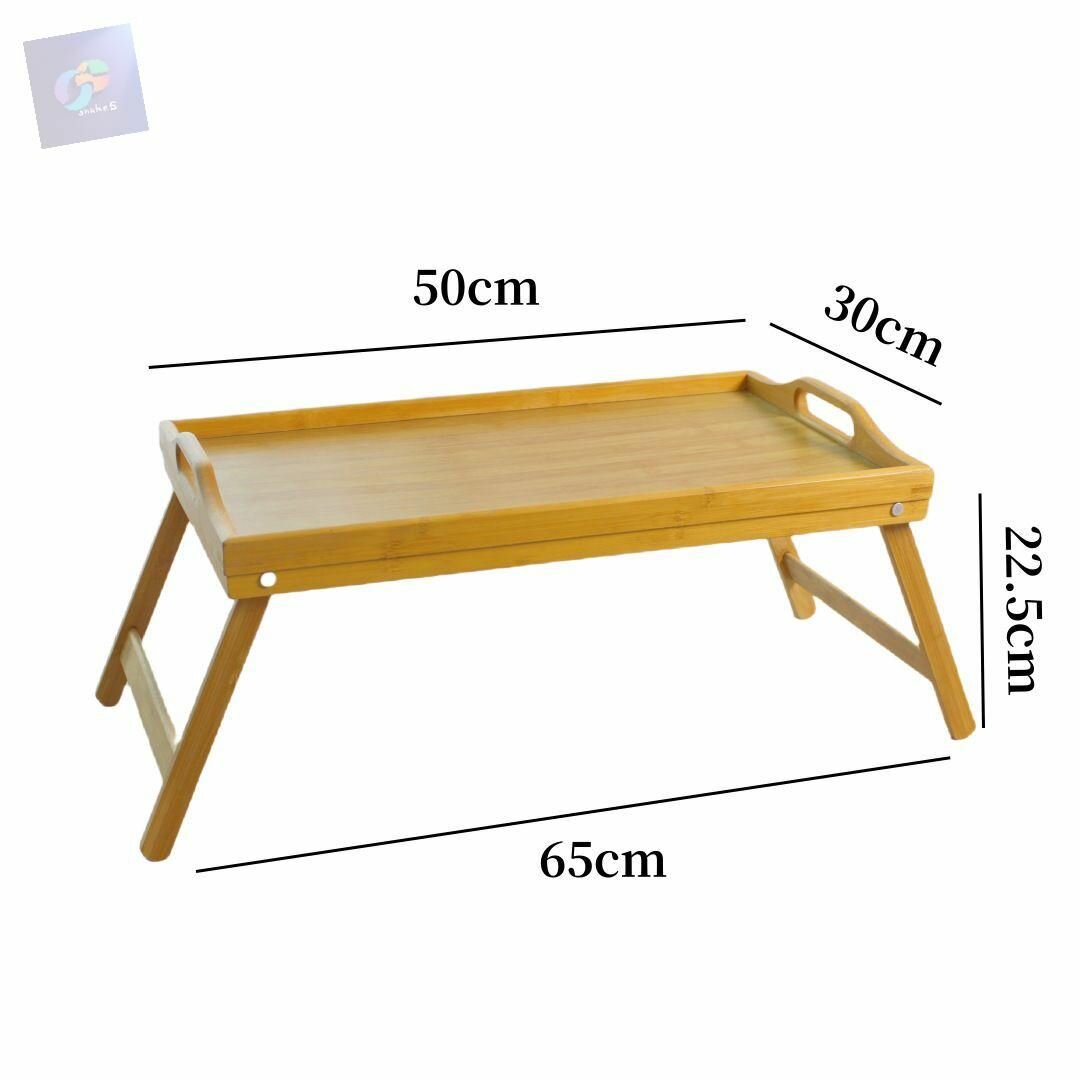 Бамбуковый складной столик, практичный и текстурированный