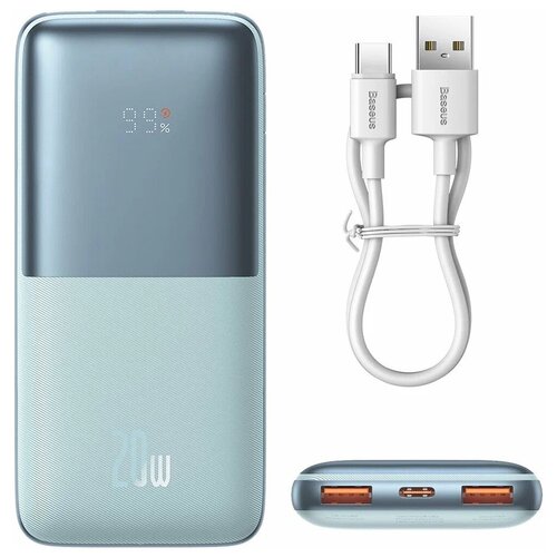 голубой, синий