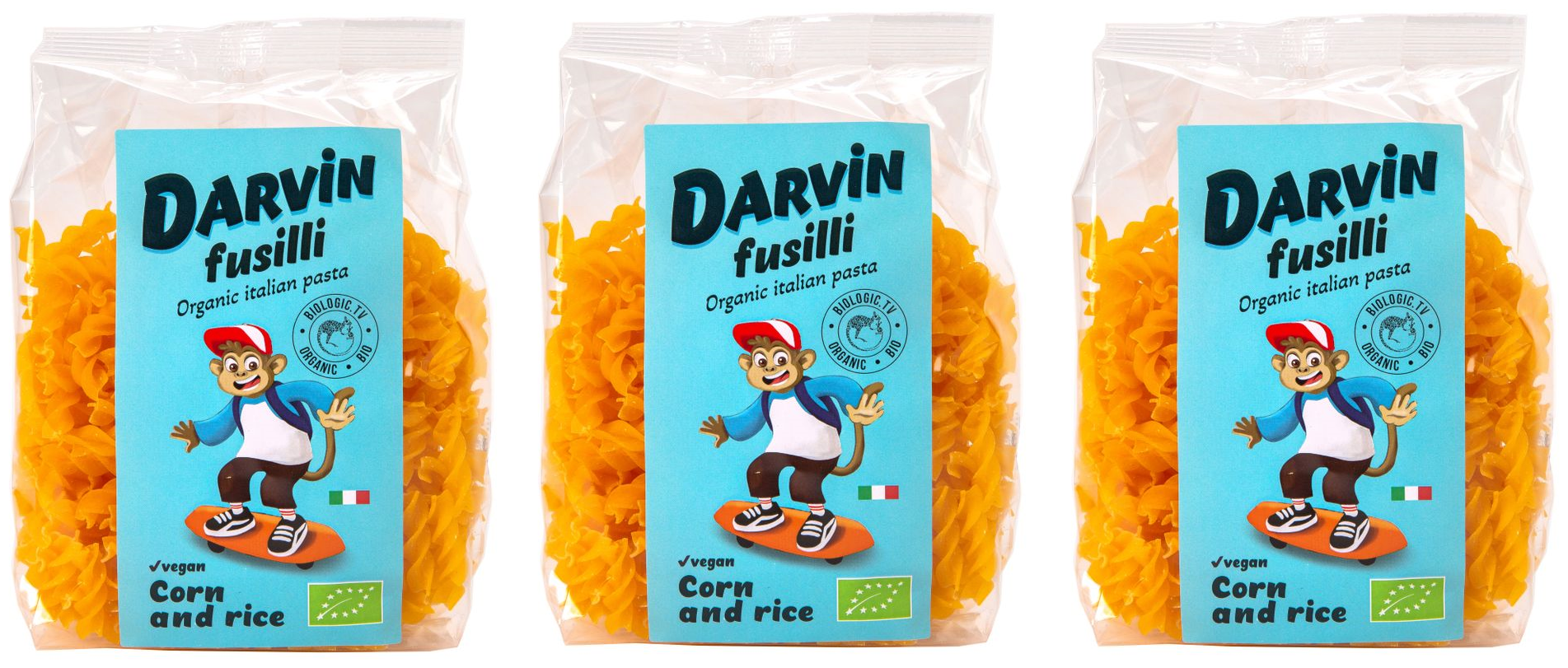 Макаронные изделия Darvin Fusilli кукурузно-рисовые, 250 г, 3 шт - фотография № 2