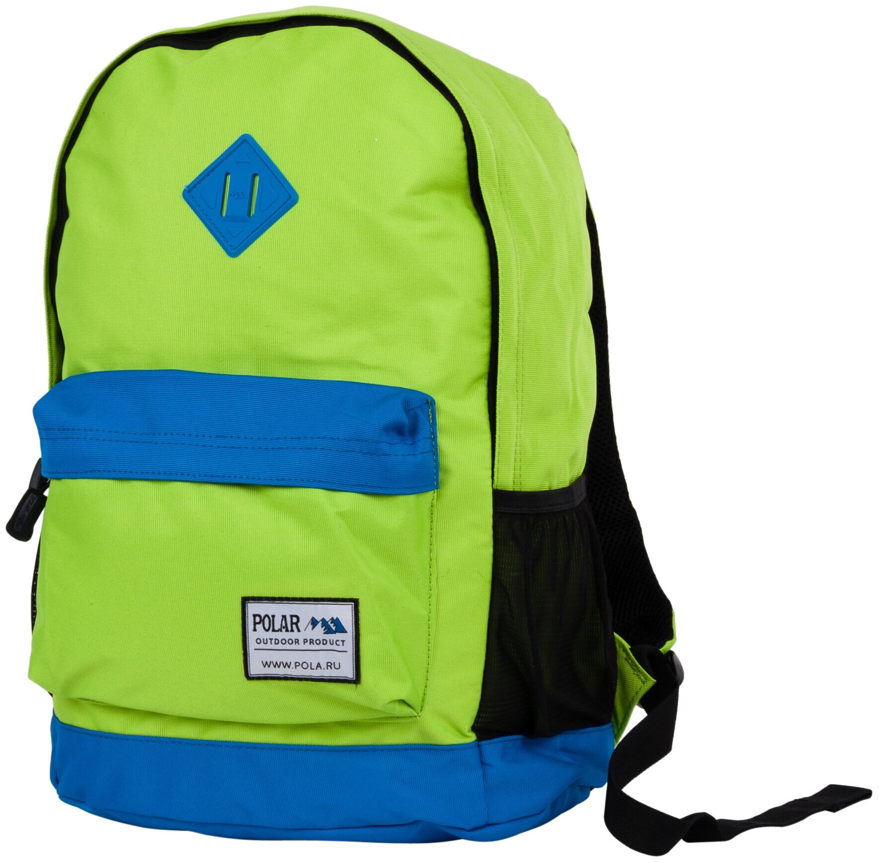 Городской рюкзак Polar 15008 Зеленый с синим