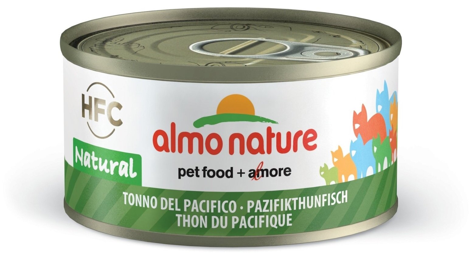 Almo Nature Консервы для Кошек с Тихоокеанским Тунцом (HFC - Natural - Pacific Tuna) 0,15 кг - фотография № 2