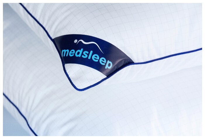 MedSleep Подушка мягкая Nubi, микроволокно Лебяжий пух, цвет: белый (50х70) - фотография № 18